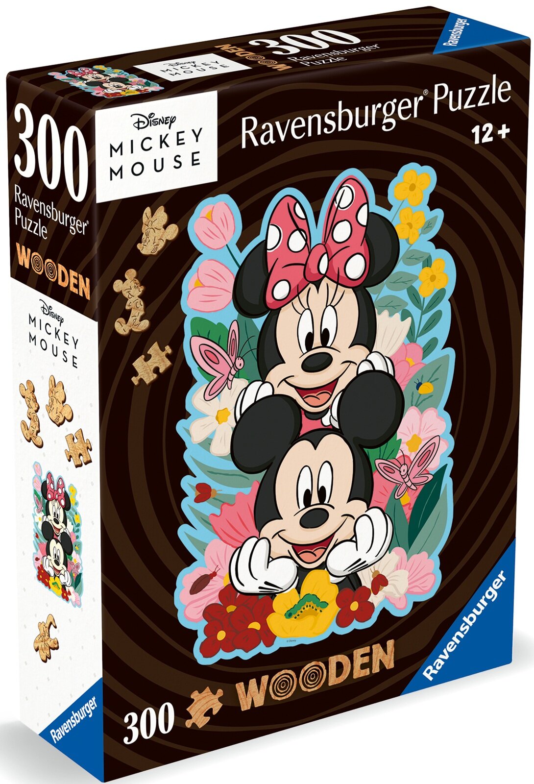RAVENSBURGER Wooden Myszka Mickey i Minnie 12000762 (300 elementów