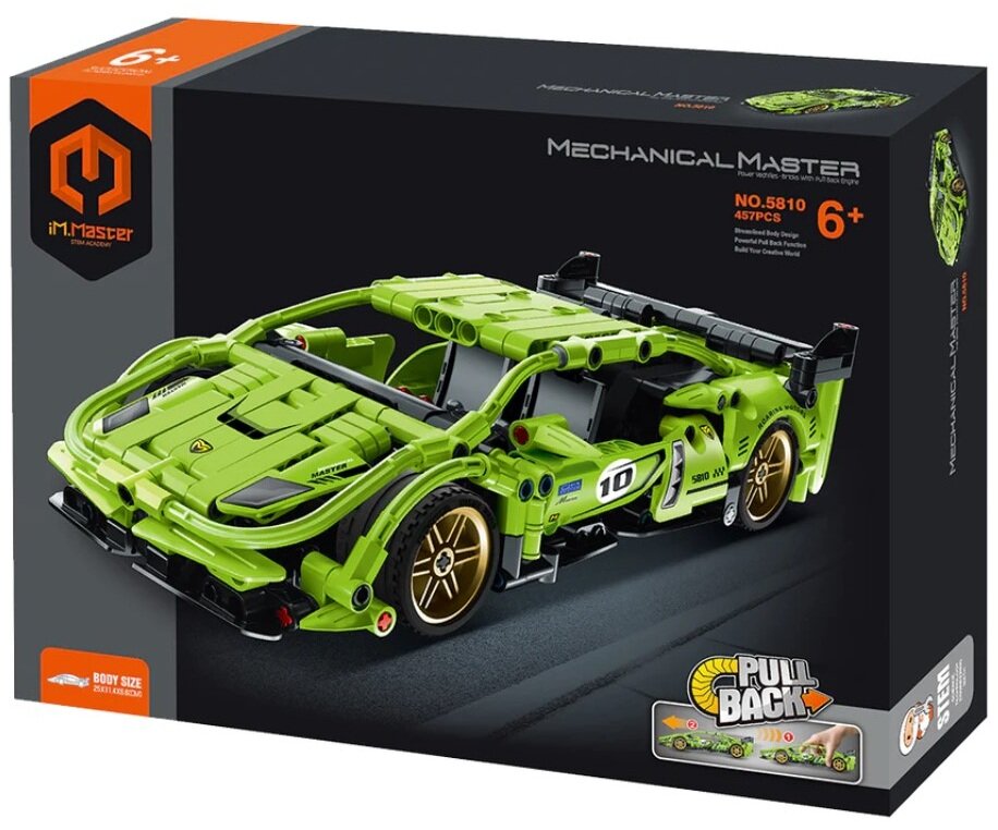 IM.MASTER Pull Back Super auto IM5810 Klocki plastikowe - niskie