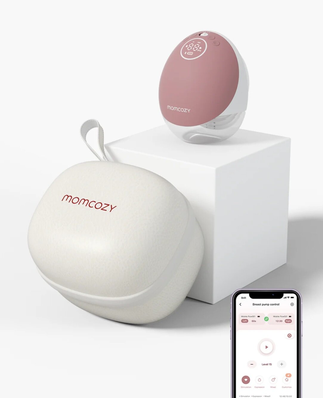 MOMCOZY M9 Pojedynczy Czerwony Laktator - niskie ceny i opinie w