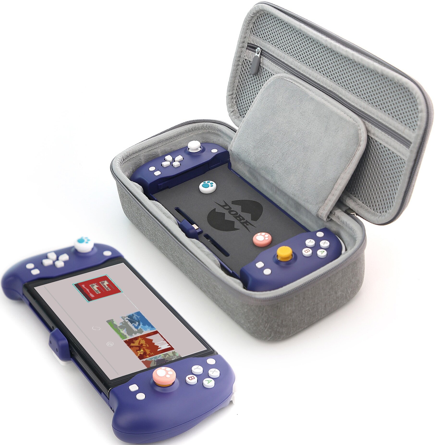 DOBE TNS-1188B do Nintendo Switch + Etui Kontroler - niskie ceny i