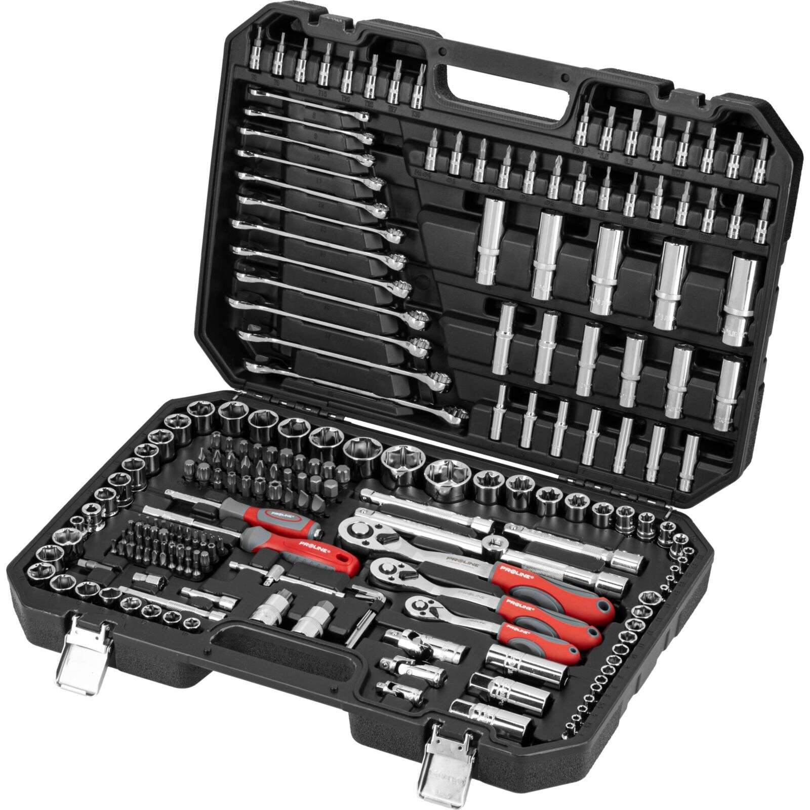 PROLINE 58216 (216 elementów) Zestaw kluczy nasadowych - niskie