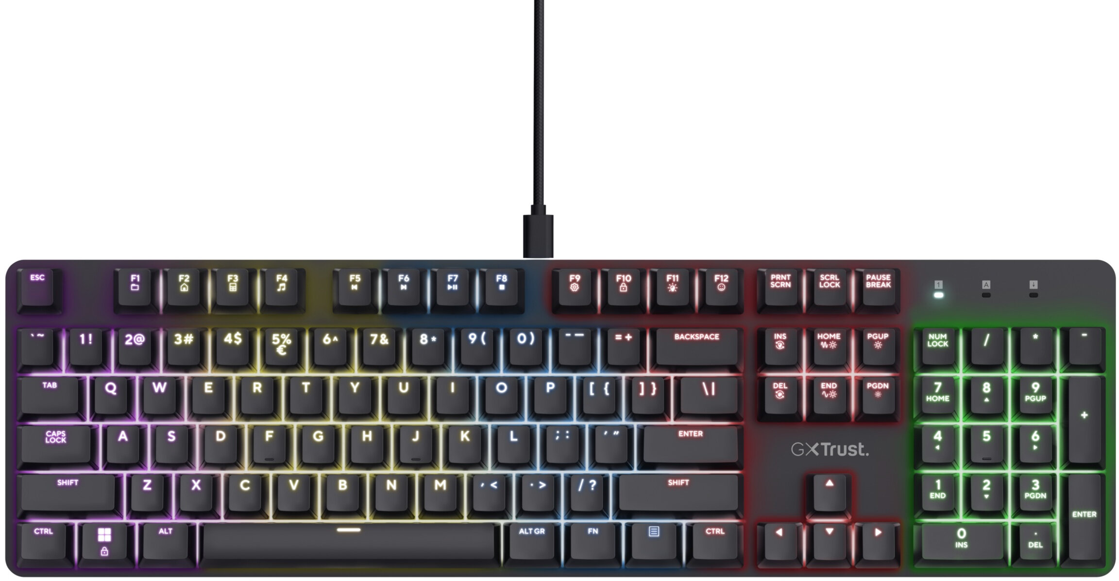 TRUST GXT 871 Zora Klawiatura - niskie ceny i opinie w Media Expert