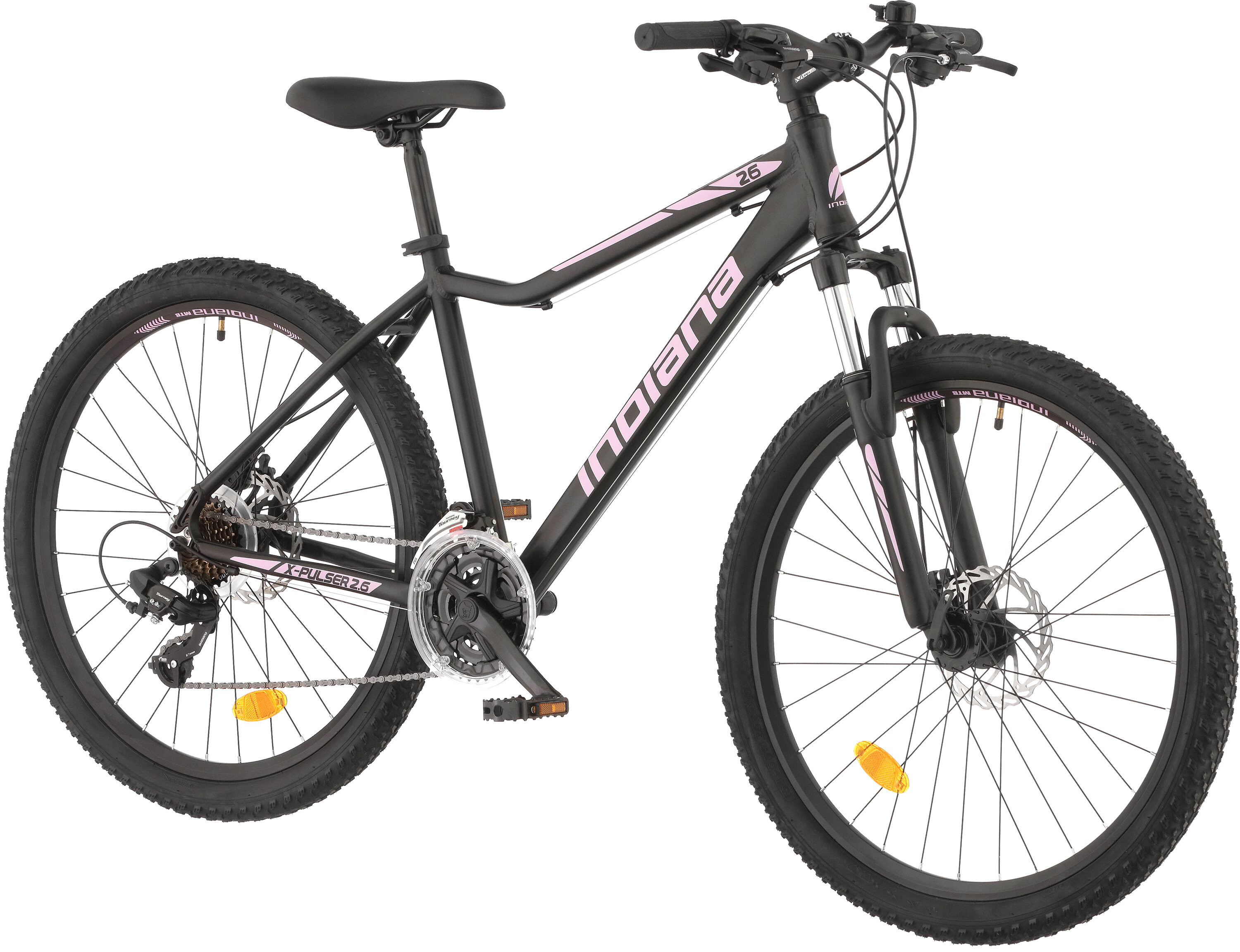 INDIANA X-Pulser 2.6 D15 26 cali damski Czarno-fioletowy Rower górski ...