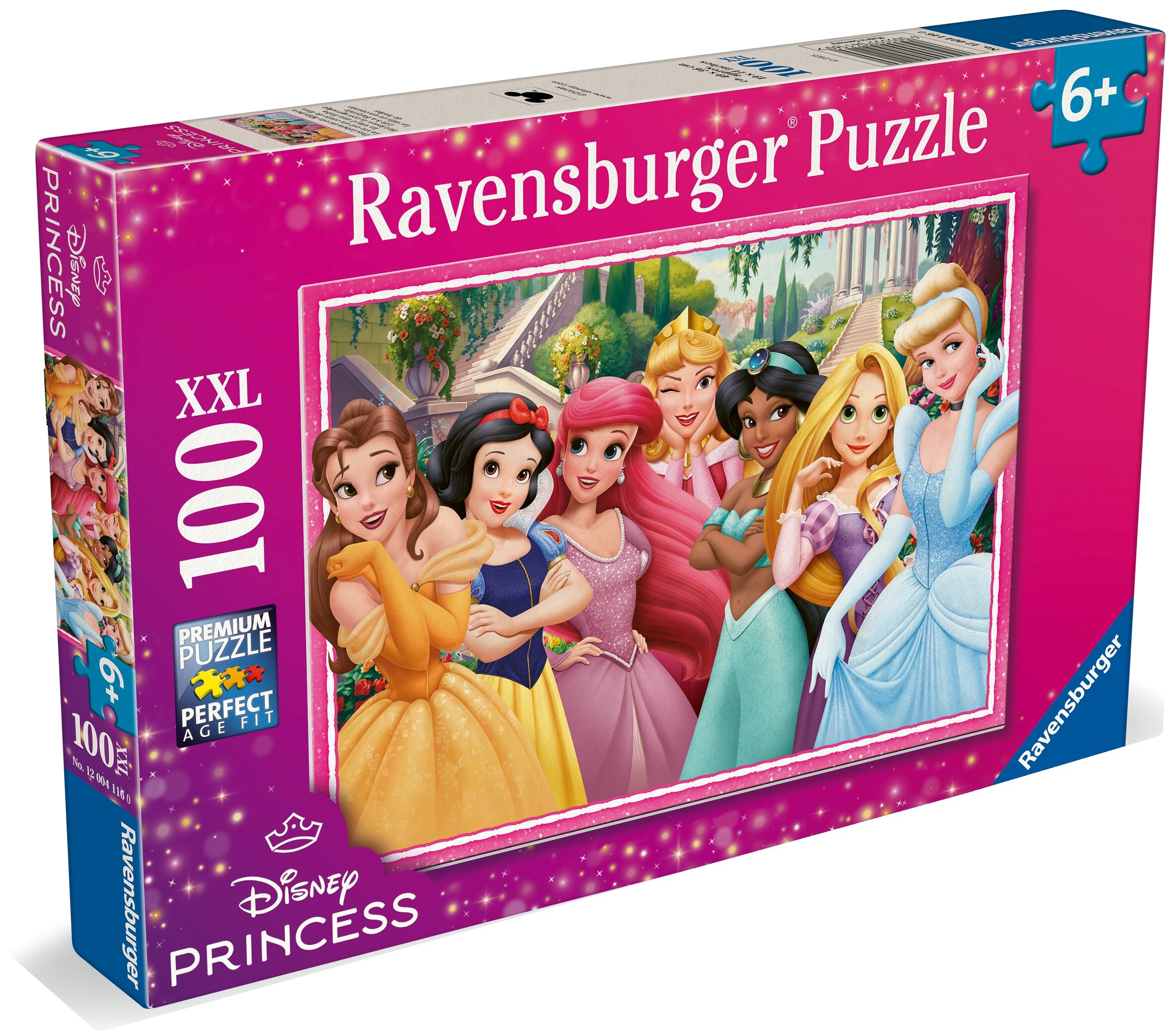 RAVENSBURGER Disney Princess 12004116 (100 elementów) Puzzle - niskie ...