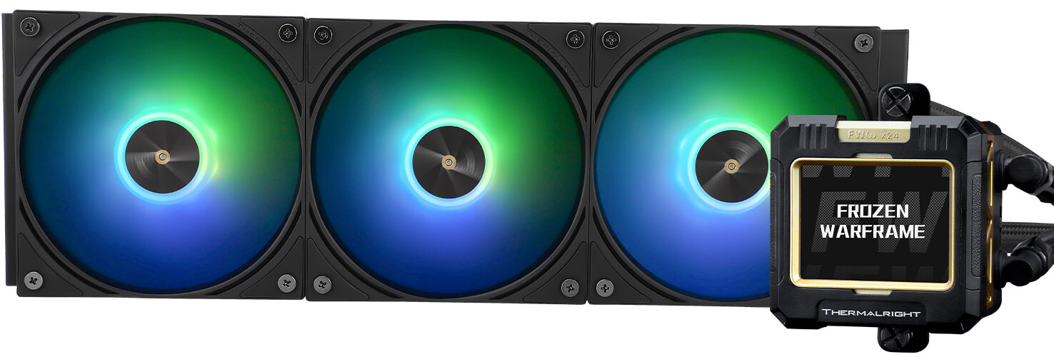 THERMALRIGHT Frozen Warframe 360 ARGB Czarny Chłodzenie wodne