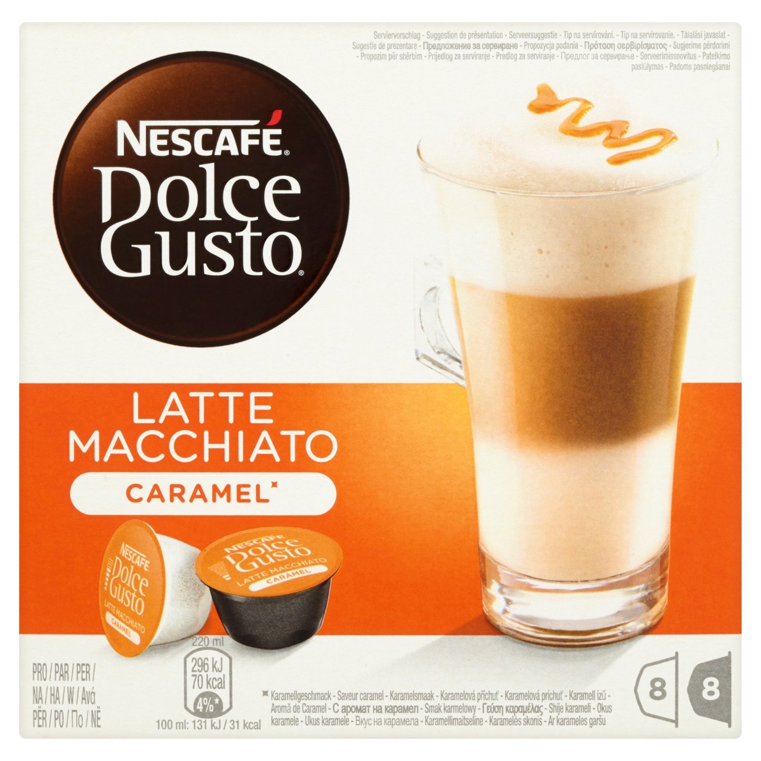 Dolce Gusto Latte Macchiato Caramel Kapsuły NESCAFE ceny i opinie w