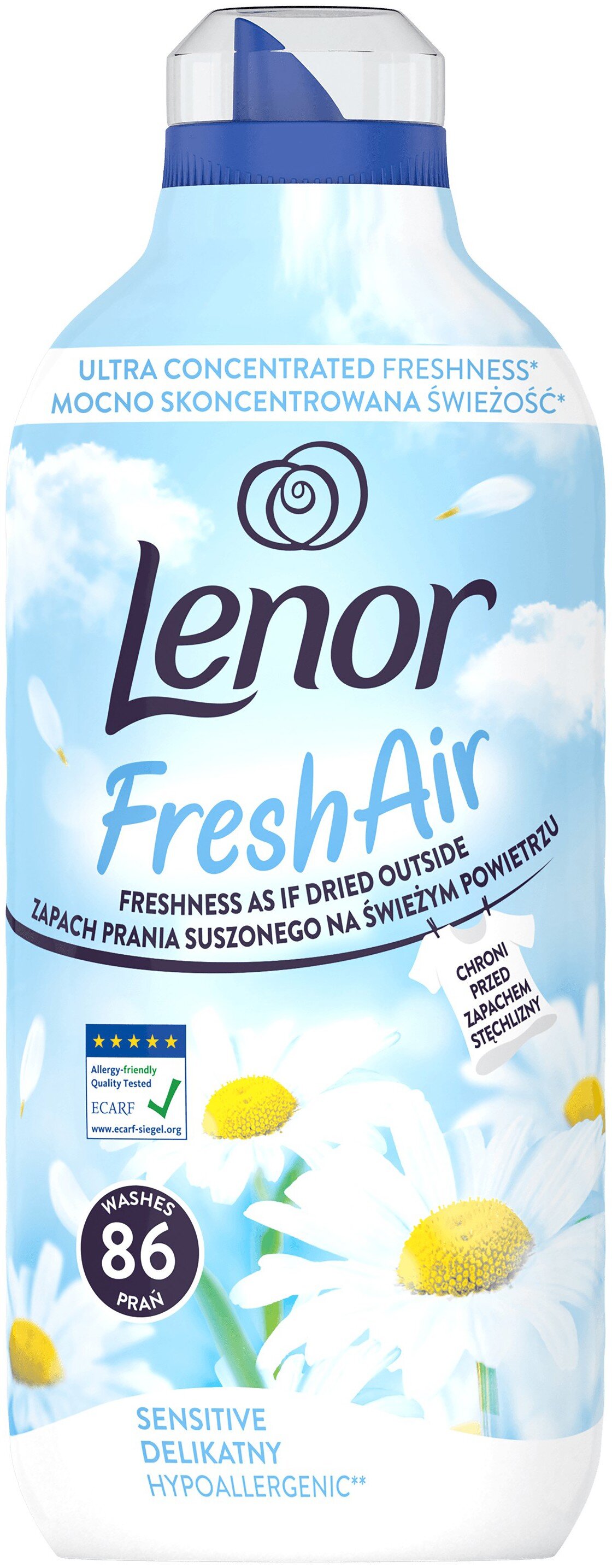 LENOR Fresh Air Effect Sensitive 1204 ml Płyn do płukania