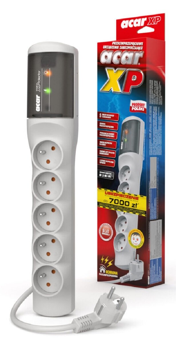 ACAR XProtector Standard (1.5 m) Szary Listwa - niskie ceny i