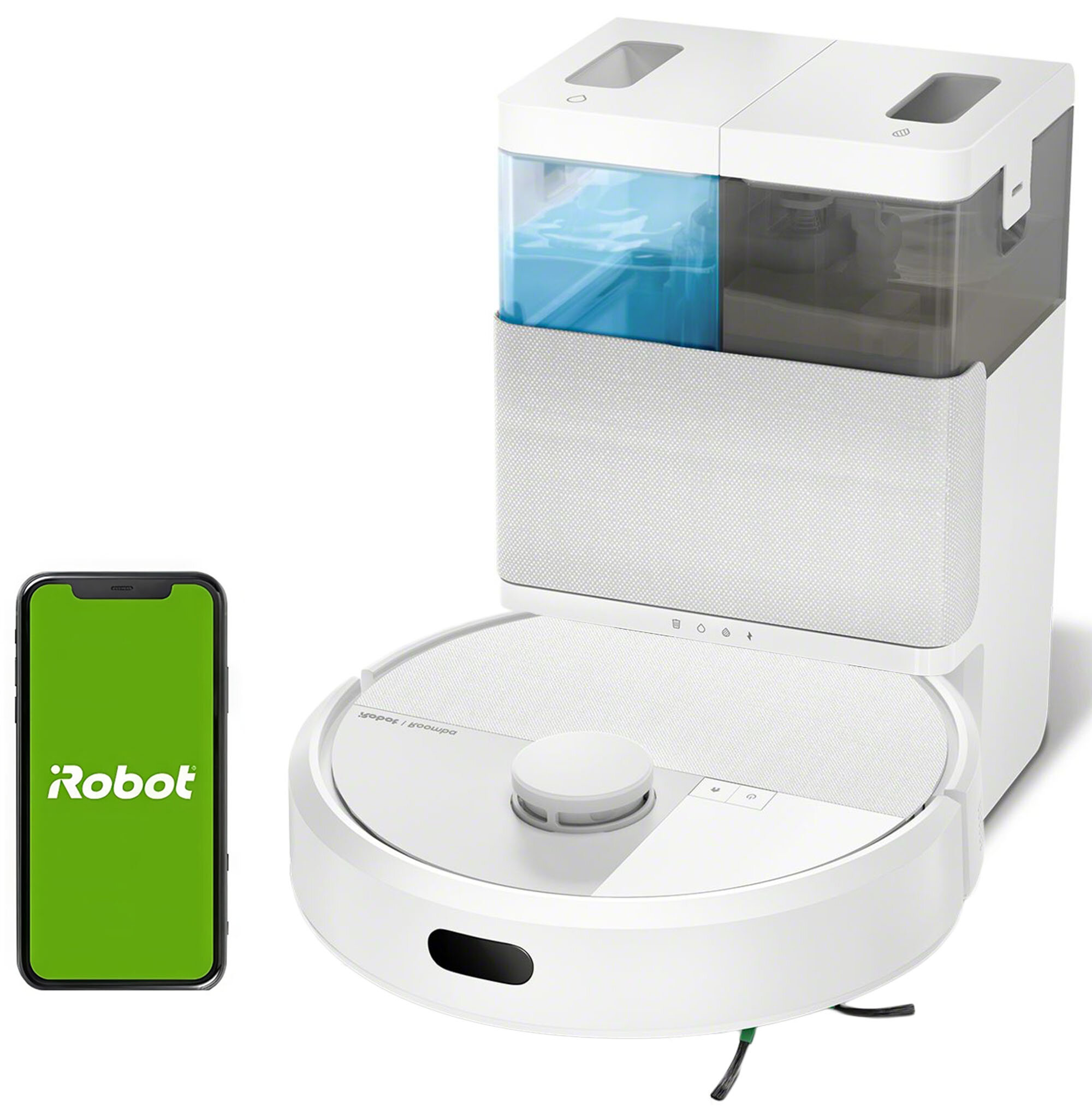 【美品】iRobot roomba combo IROBOT Roomba Plus 405 Combo Biały Robot sprzątający - niskie ceny