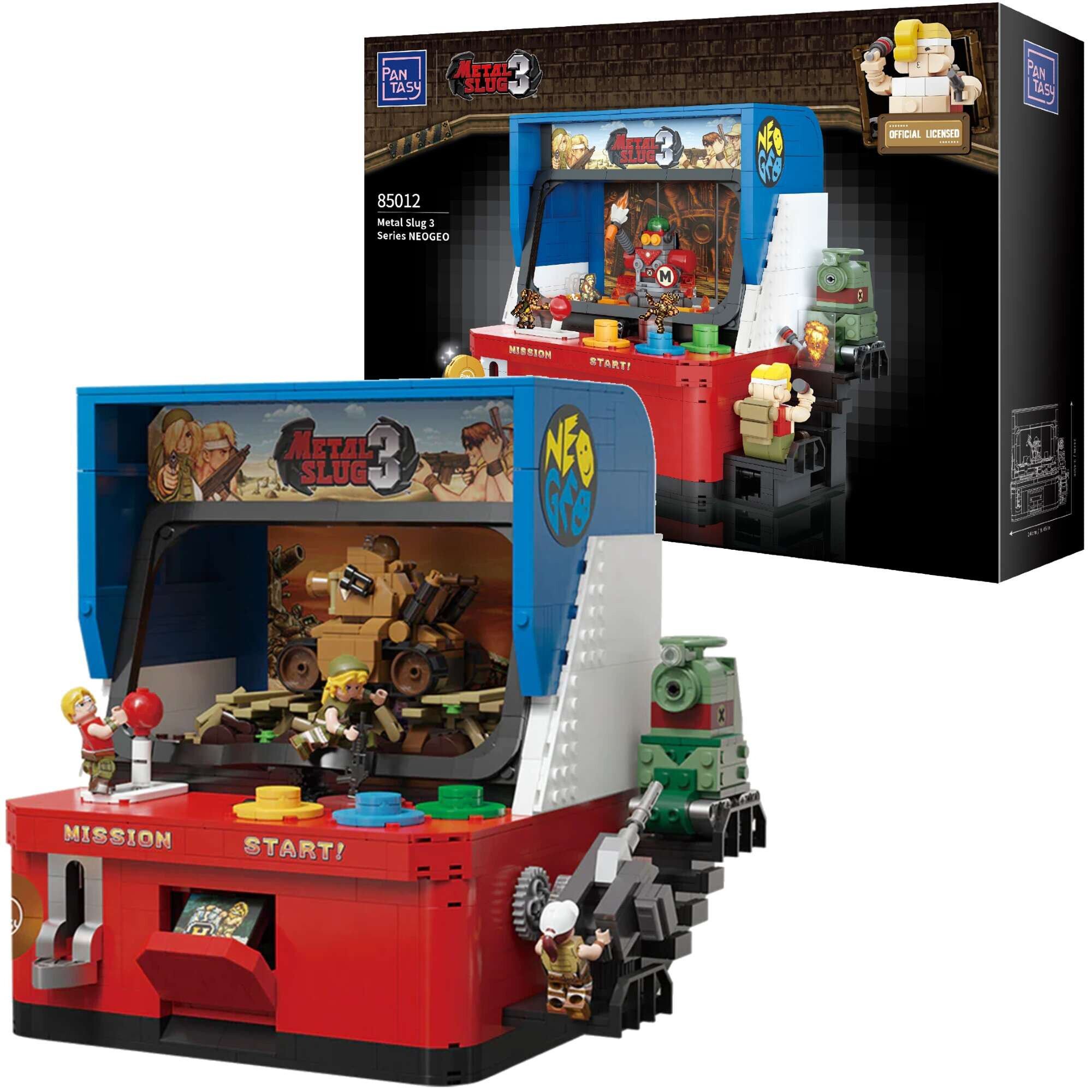 PANTASY Metal Slug 3 Maszyna do gry arcade 85012 Klocki plastikowe