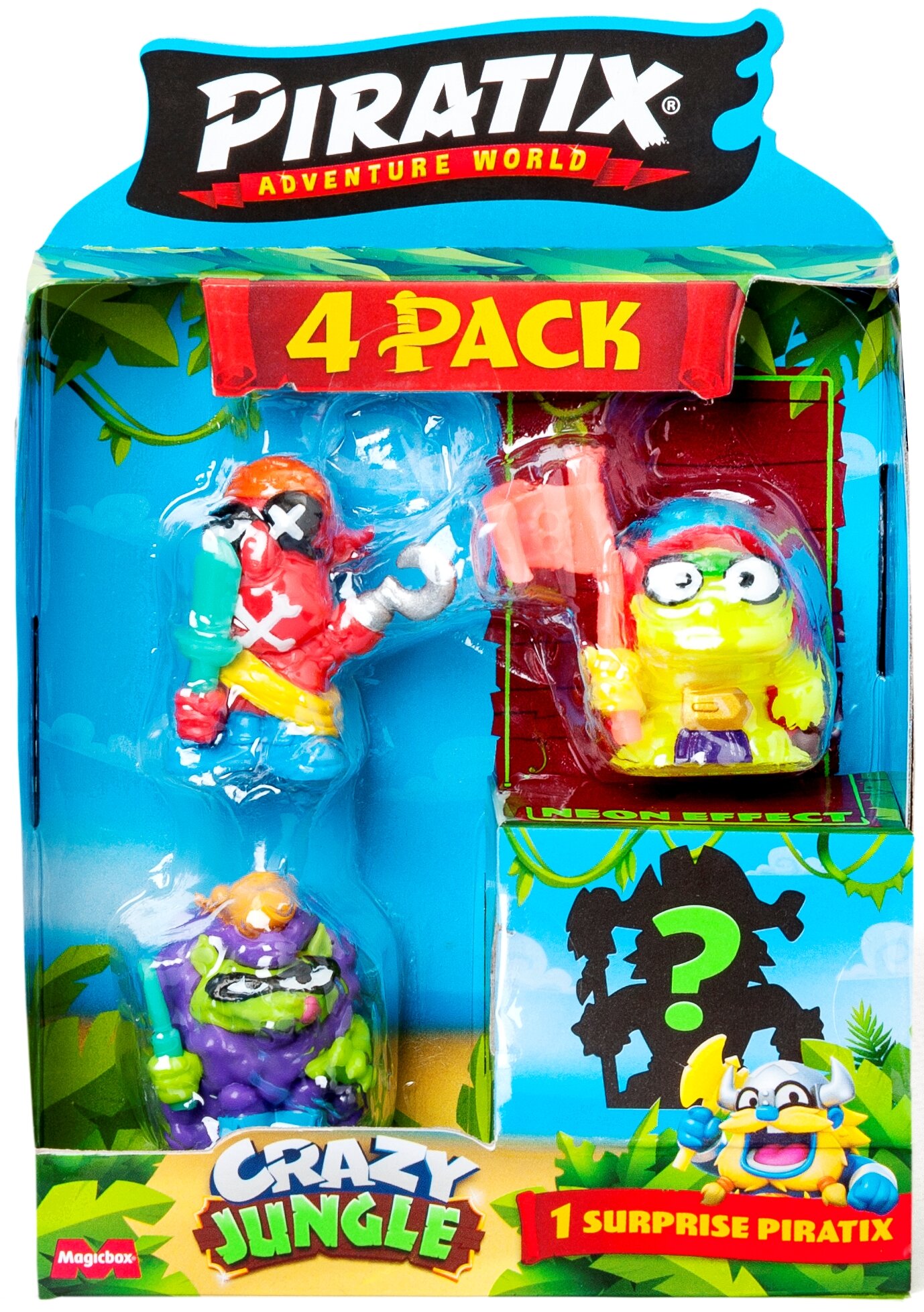 MAGIC BOX Piratix Adventure World Crazy Jungle Four Pack 4 (1
