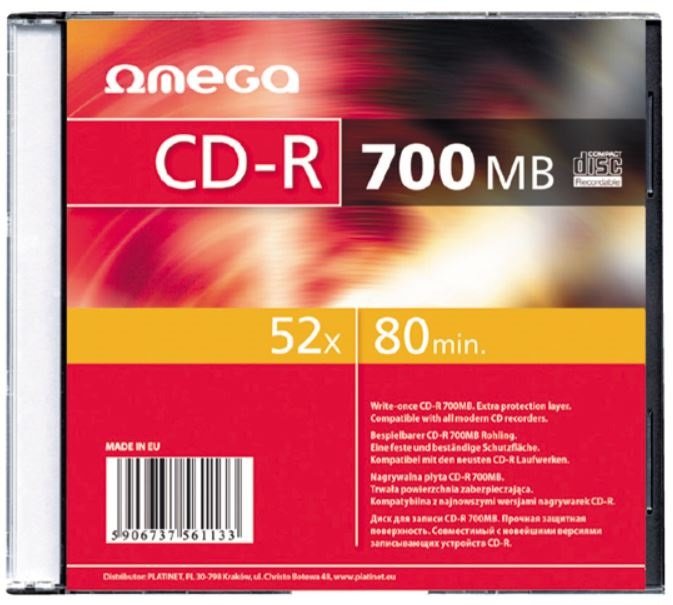 OMEGA Slim case CD-R, 700 MB, 52x Płyta - niskie ceny i opinie w Media ...