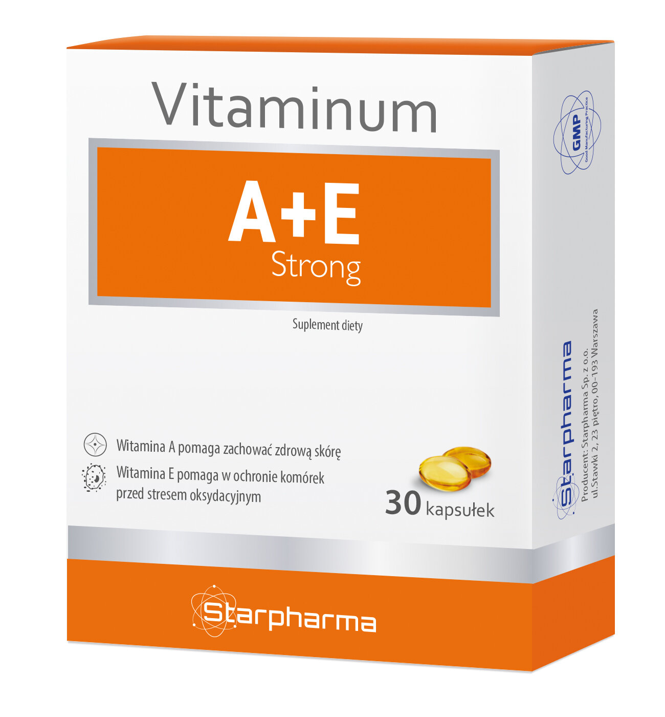 STARPHARMA Strong (30 kapsułek) Witamina A+E - niskie ceny i opinie w ...