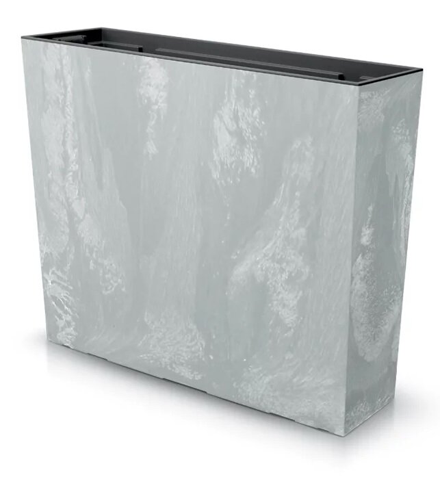 Prosperplast Bloempot Urbi - antraciet - kunststof - 55 cm | Leen Bakker