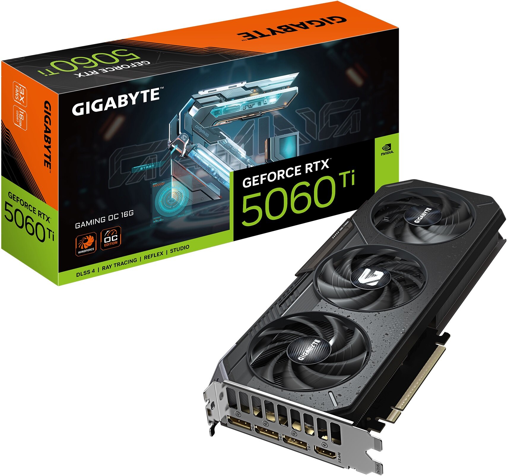 GIGABYTE GeForce RTX 5060 Ti Gaming OC 16GB DLSS 4 Karta graficzna