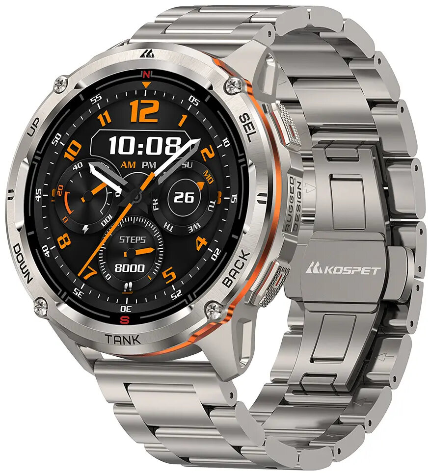 KOSPET Tank T3 Ultra 2 Special Edition Srebrny Smartwatch - niskie