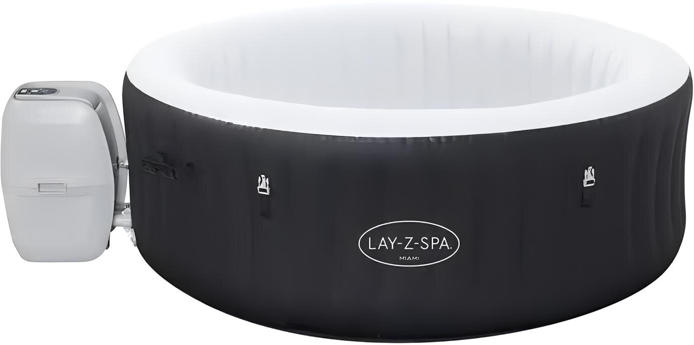 BESTWAY Lay-Z-Spa Miami AirJet 180 x 66 cm Czarny Jacuzzi - niskie ceny ...