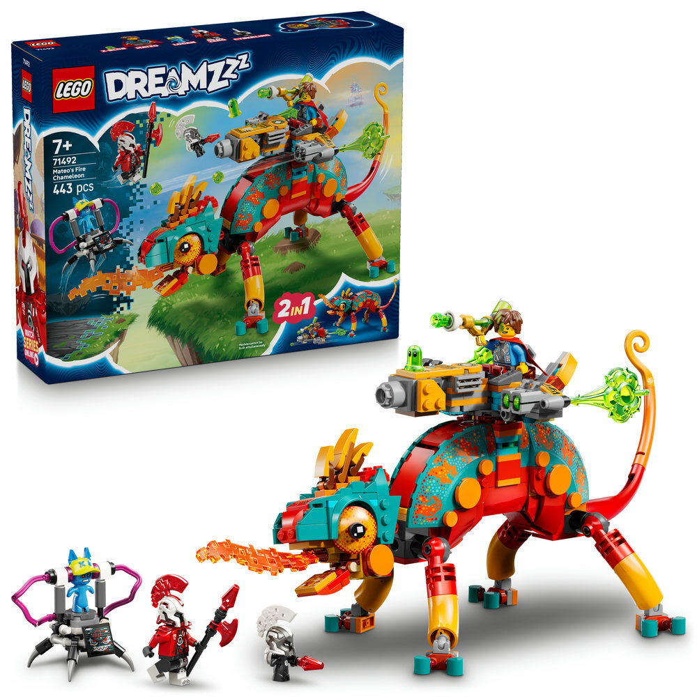 LEGO 71492 DREAMZzz Ognisty kameleon Mateo - niskie ceny i opinie