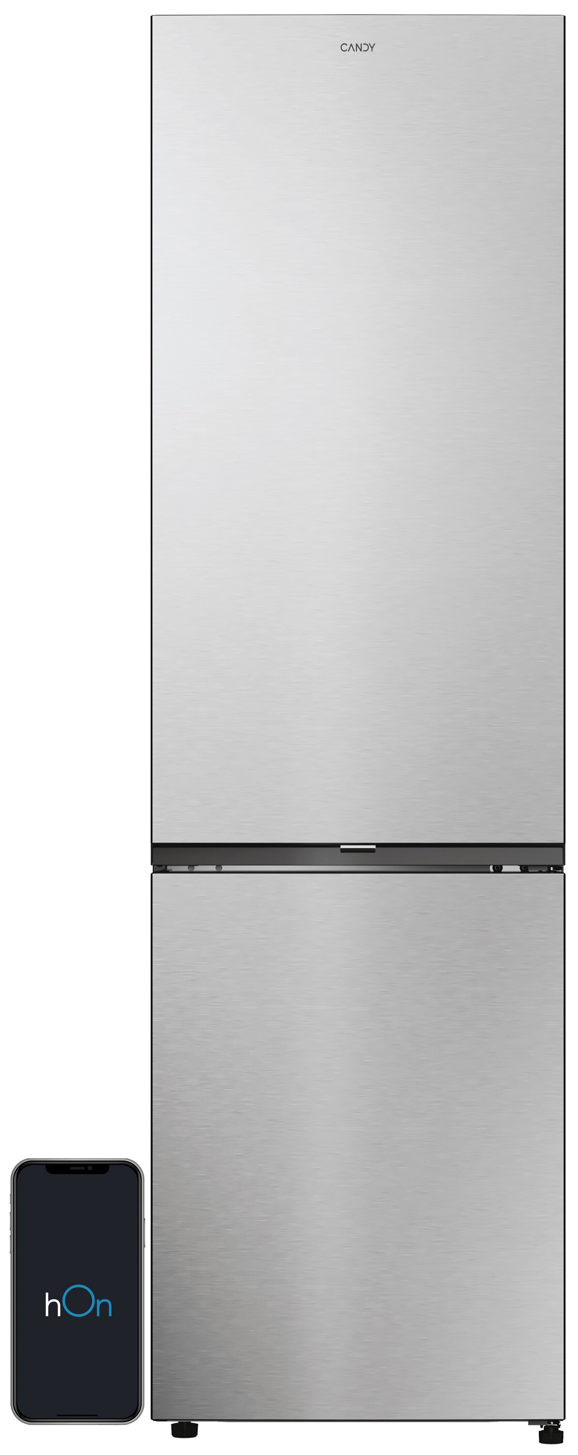 CANDY Fresco 300 ECN2CQTEX206 No Frost 205cm inox Lodówka - niskie