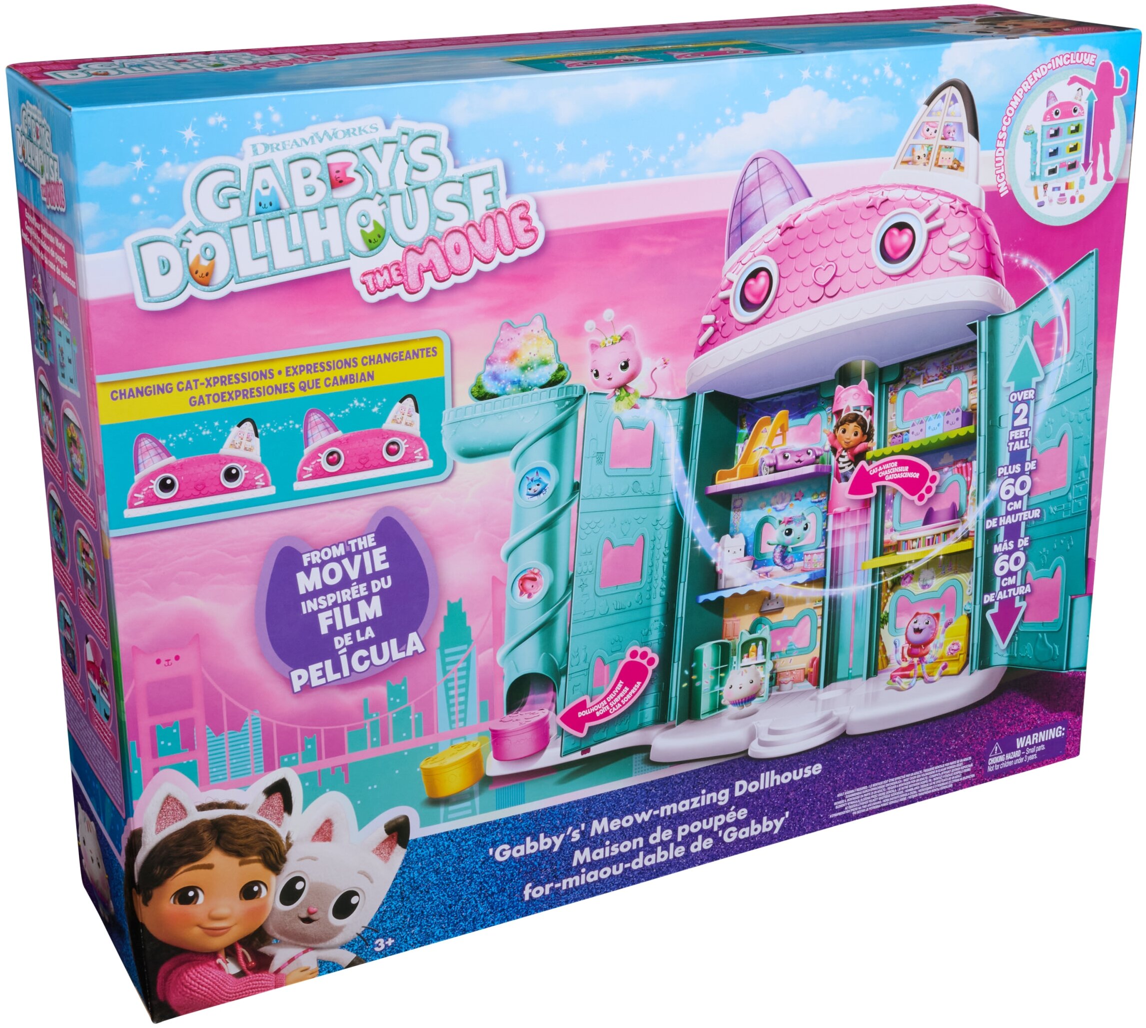 SPIN MASTER Koci Domek Gabi Film Domek filmowy 6074334 Zestaw figurek ...