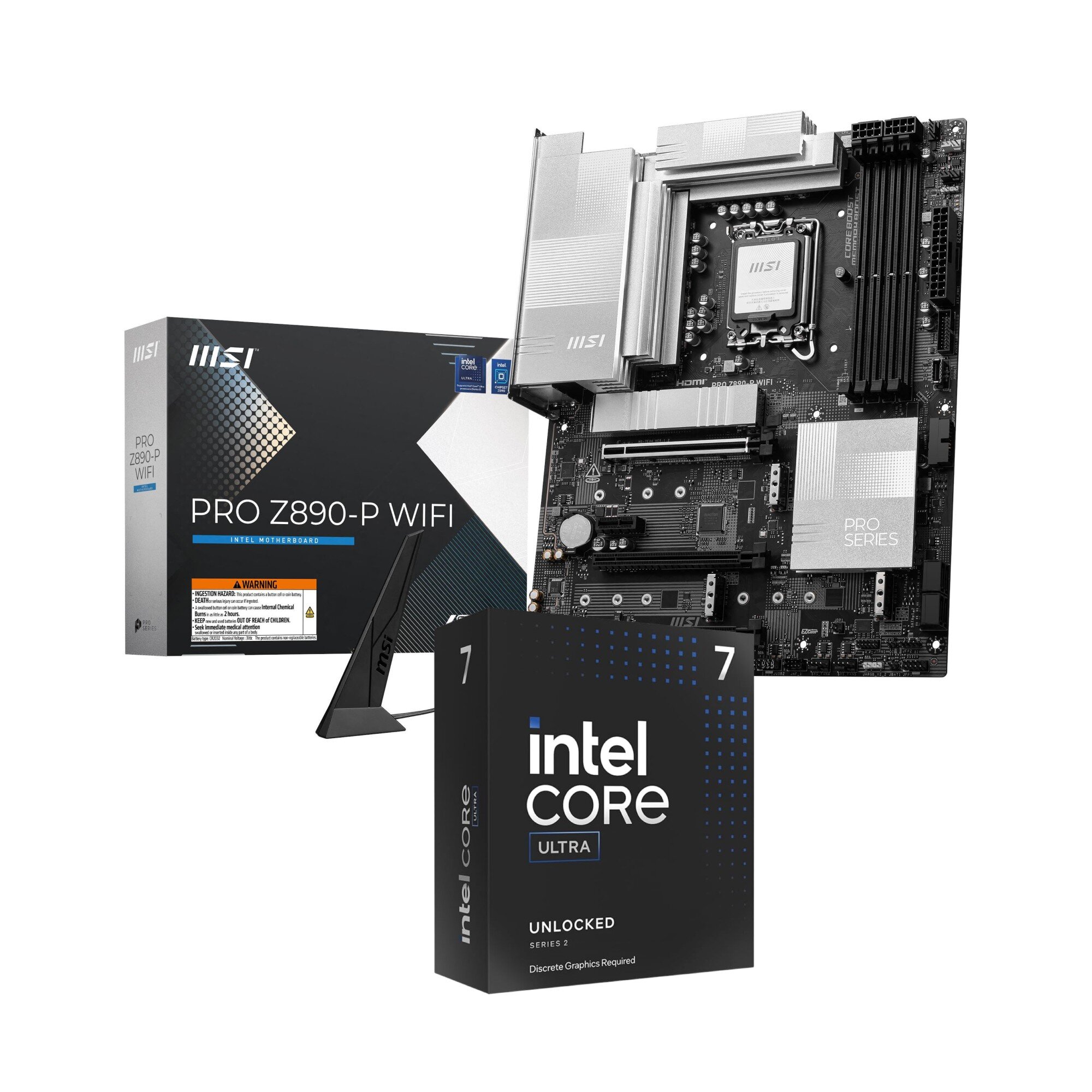 MSI PRO Z890-P Wi-Fi + Procesor INTEL Core Ultra 7-265KF Płyta