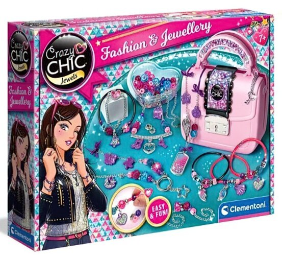 CLEMENTONI Crazy Chic Torebeczka 17651 Zestaw kreatywny - niskie