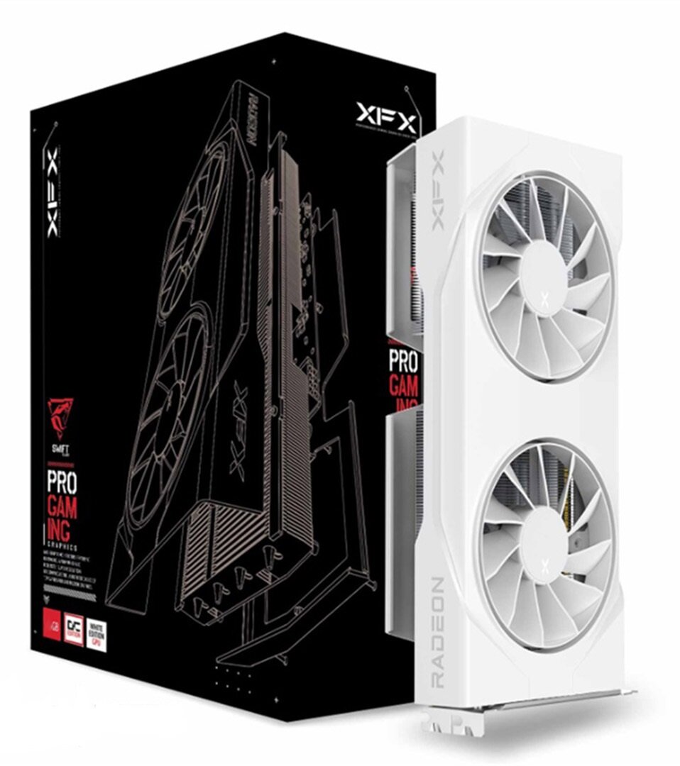 XFX Radeon Swift RX 9060 XT OC White Gaming Edition 8GB Karta