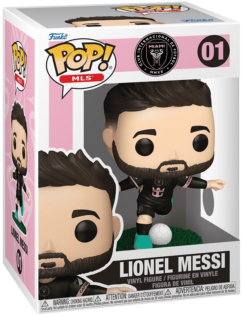 ★新品未開封　Funko POP! MLS Lionel Messi フィギュア FUNKO Pop MLS Inter Miami Lionel Messi Figurka - niskie ceny i
