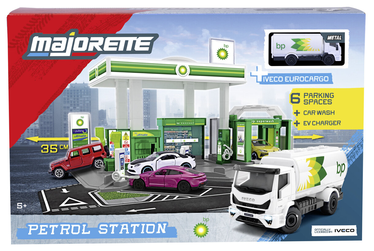 MAJORETTE BP + Auto 8502006001 Stacja benzynowa - niskie ceny i opinie ...