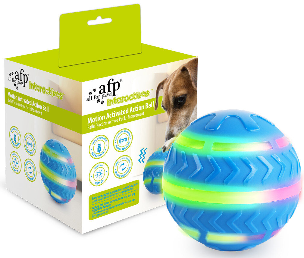 ALL FOR PAWS Motion Activated Action Ball Zabawka - niskie ceny i ...