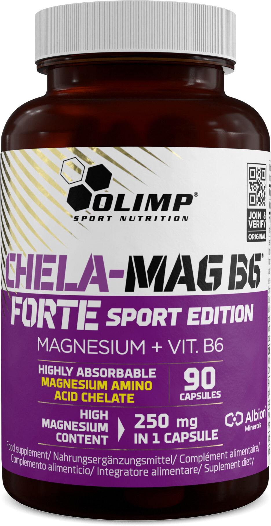 Complément Alimentaire Olimp Chela Mag B6 Forte - 60 Capsules - Neuf