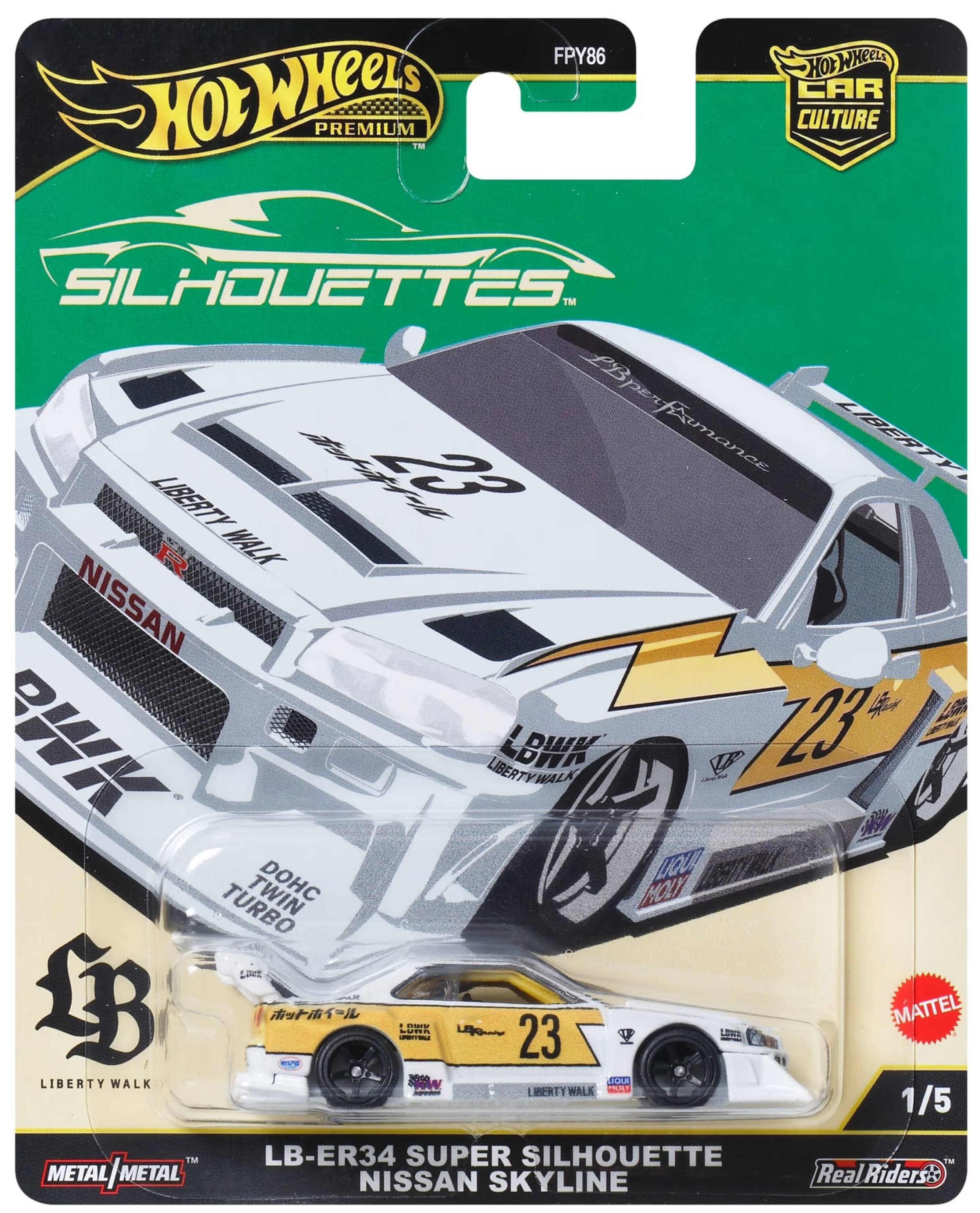 Hot Wheels Premium Kultowe Auta Lb-Er34 Super Silhouette Nissan