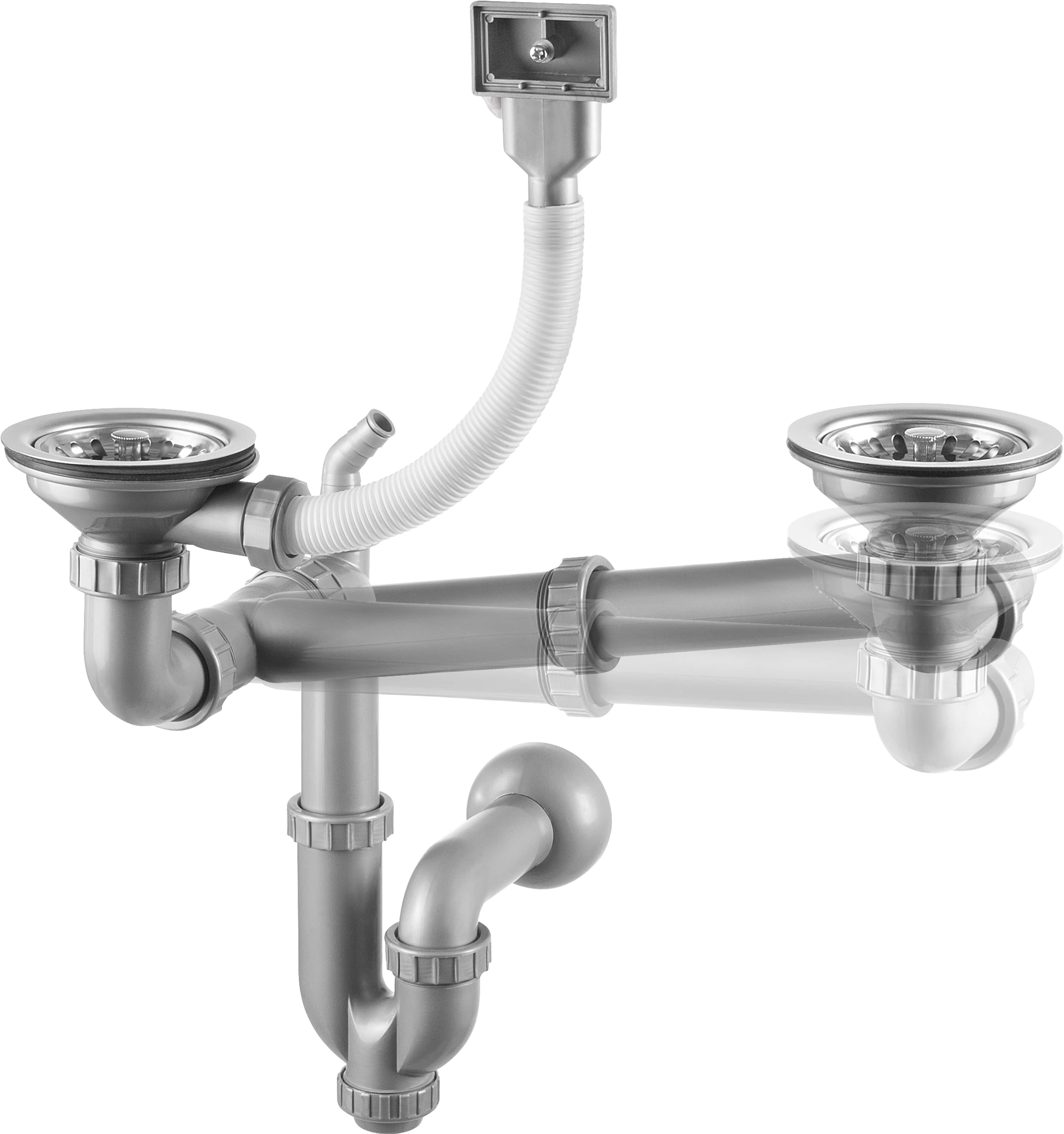 DEANTE ZXY 9956 Chrom Syfon do zlewozmywaków - niskie ceny i