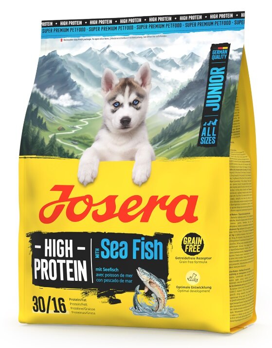 JOSERA Junior High Protein Sea Fish z rybami morskimi 900 g Karma dla ...