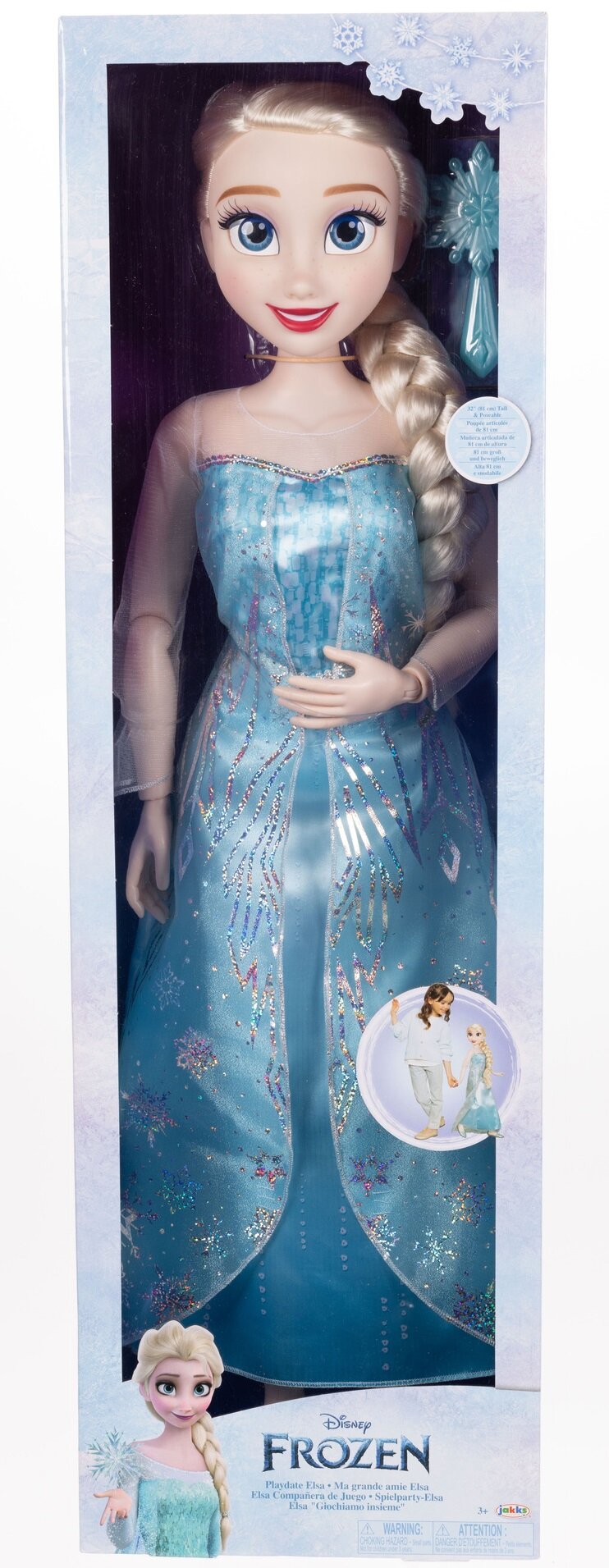JAKKS PACIFIC Disney Frozen Kraina Lodu Elsa 24047 Lalka - niskie ceny ...