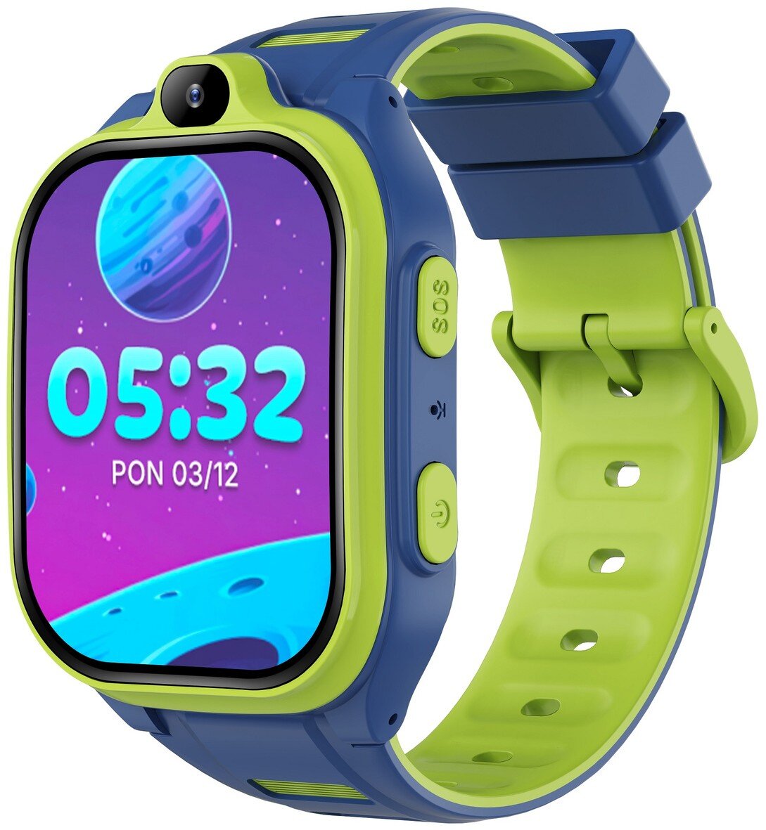 FOREVER Kids Boost KW-530 AI GPS WiFi 4G Niebiesko-zielony Smartwatch ...