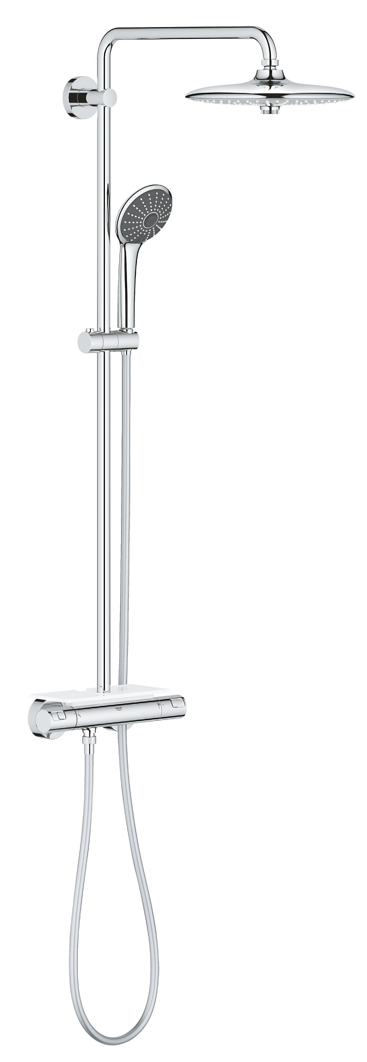 GROHE Vitalio Joy 260 26403001 z deszczownicą Chrom Zestaw prysznicowy ...
