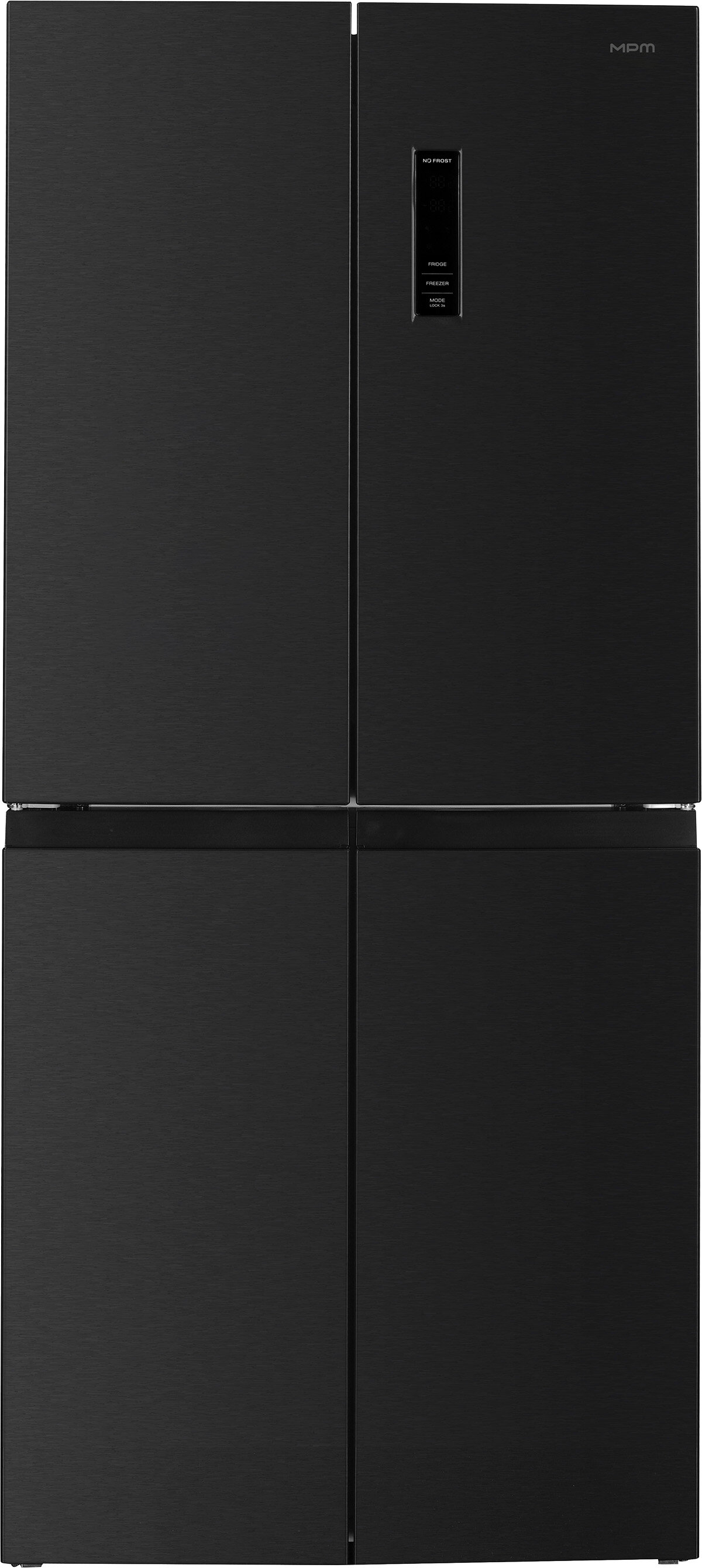 MPM-434-SBF-15 D Side by Side No Frost 180cm Ciemny inox Lodówka