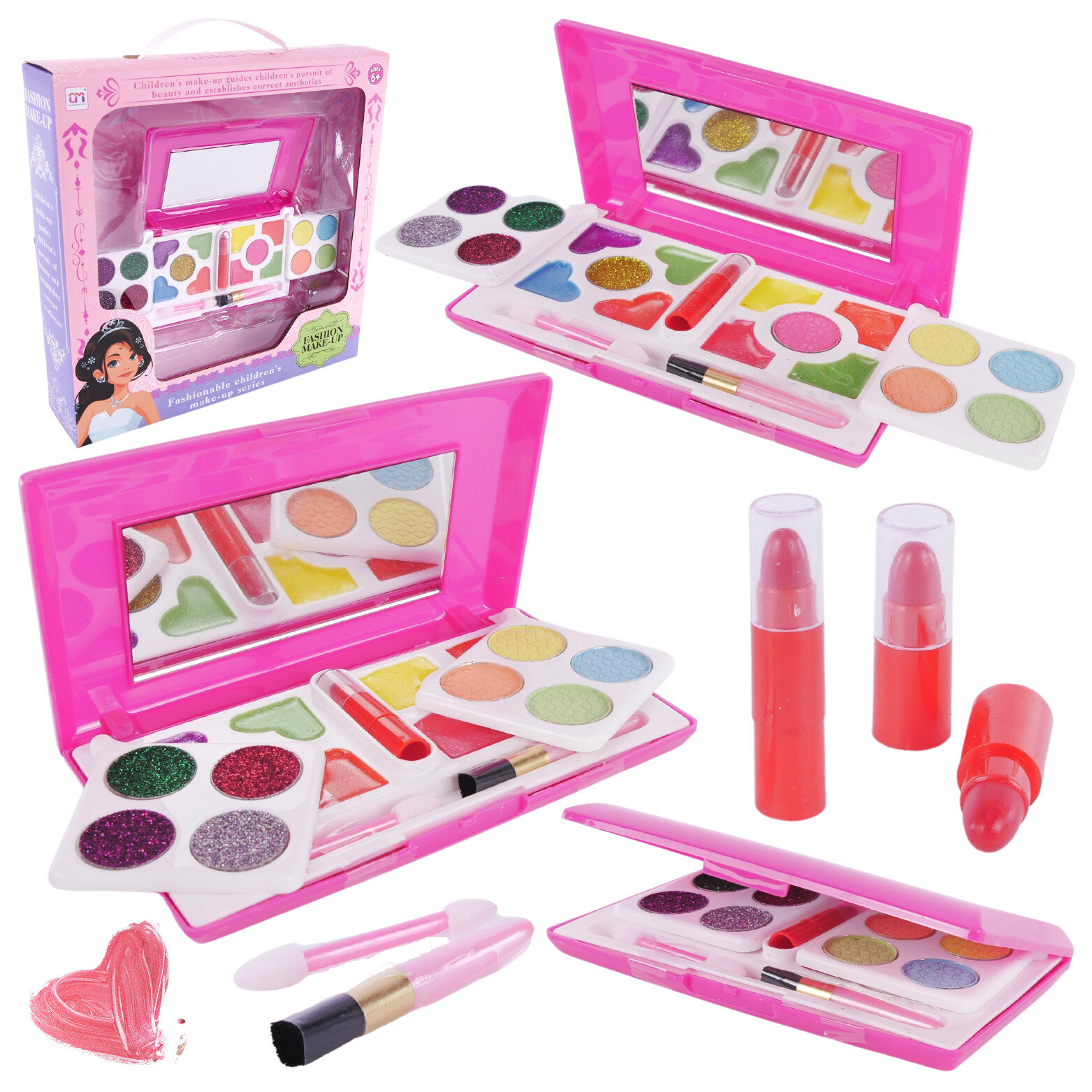 Big Zestaw Kosmetyków Do Malowania Makijaż Make Up Zestaw