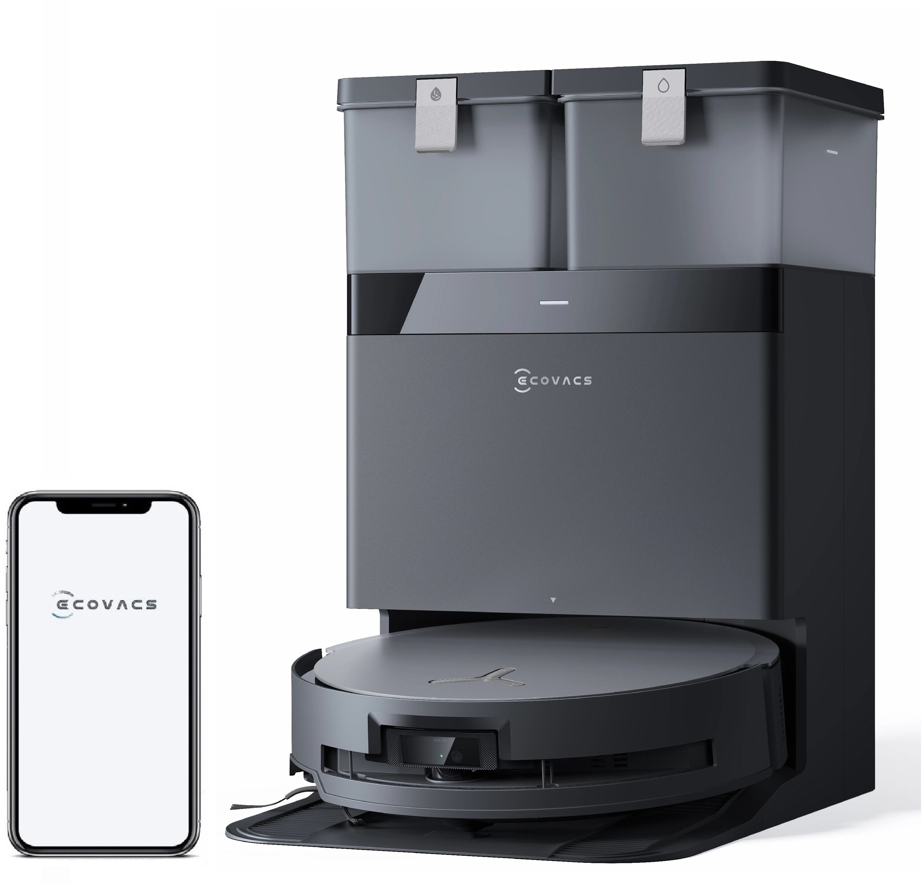 ECOVACS DEEBOT X8 PRO OMNI 本体 ECOVACS Deebot X8 Omni Czarny Robot sprzątający - niskie ceny i