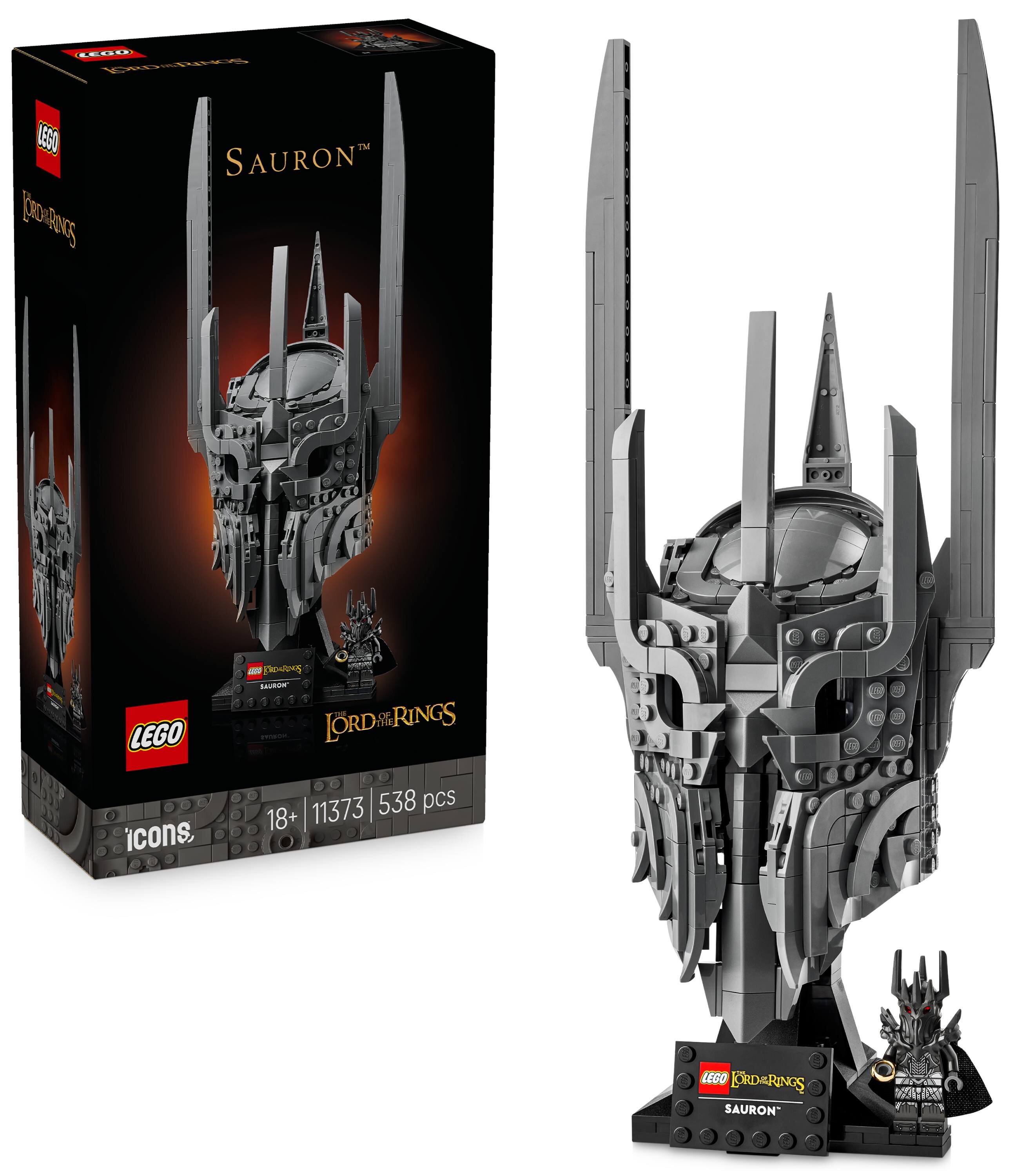 LEGO 11373 Icons Władca pierścieni: Hełm Saurona - niskie ceny i opinie ...