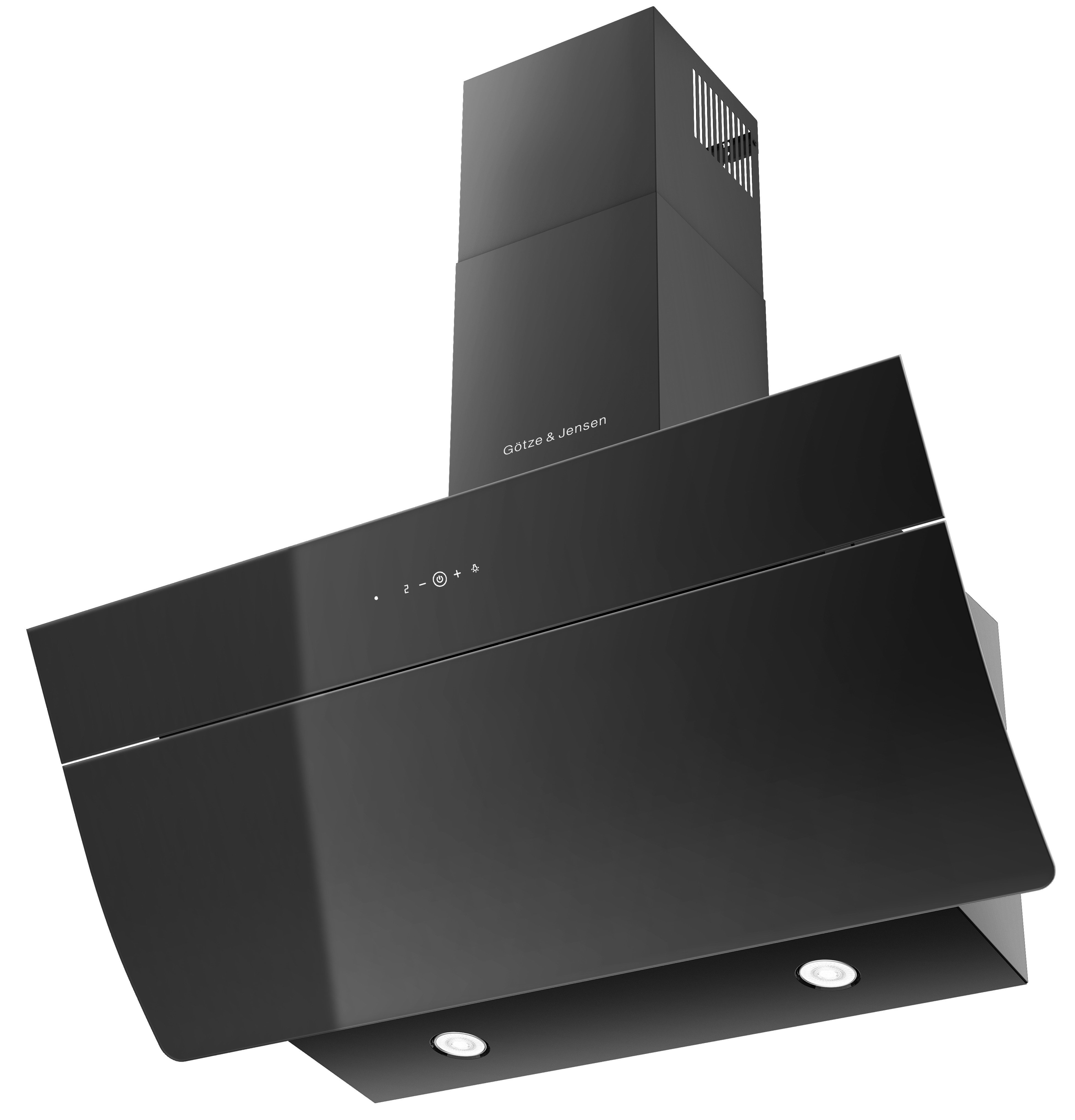 GÖTZE & JENSEN VH490KT Czarny 445m3/h 68dB klasa D Okap - niskie