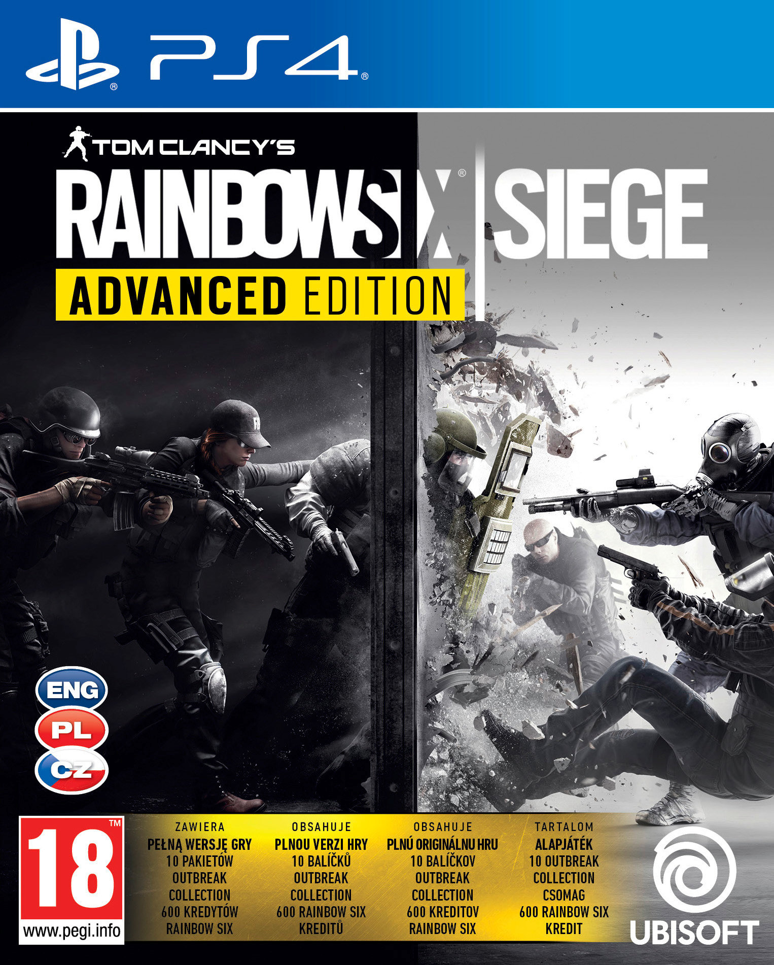 Tom Clancy’s Rainbow Six Siege Advanced Edition Gra PS4 (Kompatybilna z ...