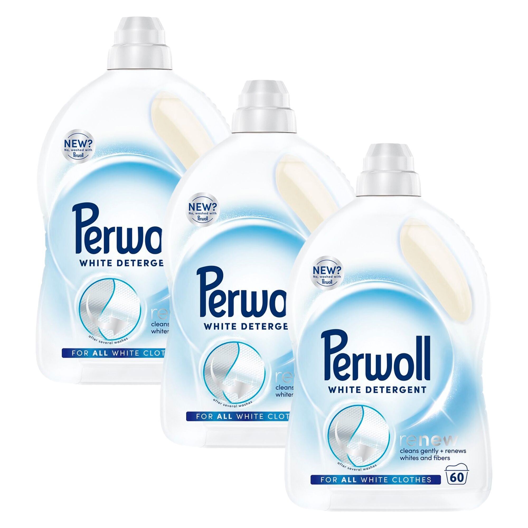 PERWOLL Renew White 3 x 3000 ml Płyn do prania