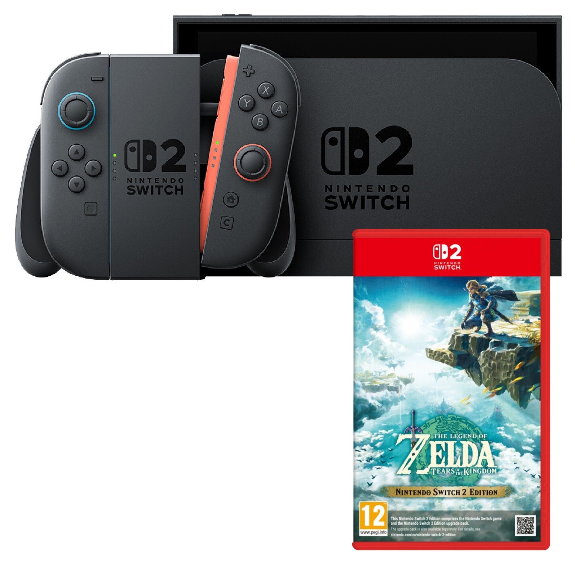 NINTENDO Switch 2 Czarny + The Legend Of Zelda: Tears Of The