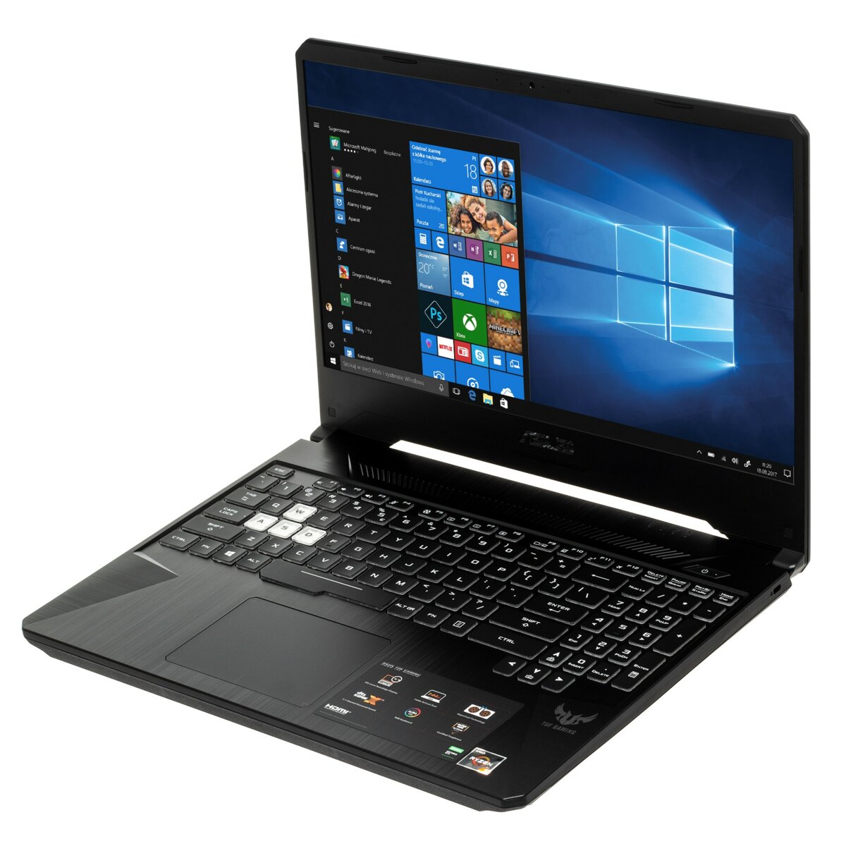 ASUS Tuf Gaming FX505DT Ryzen 5 3550H 8GB 512GB SSD GF-GTX 1650 W10 ...