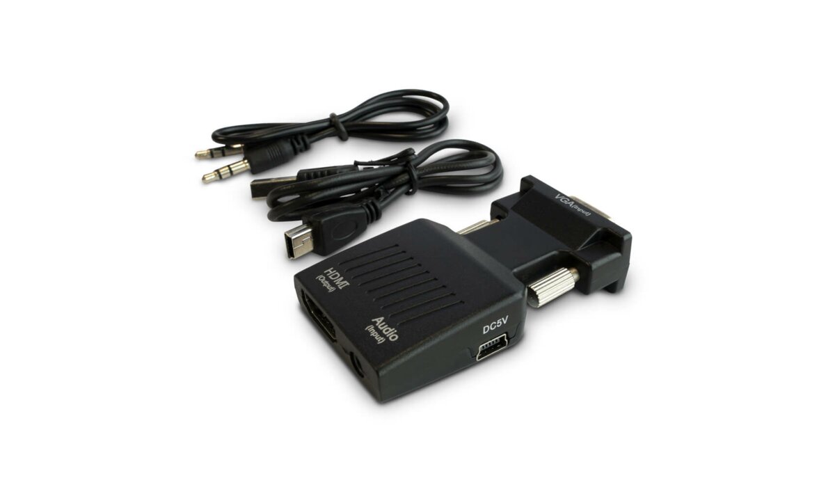 SAVIO Adapter HDMI VGA/Jack 3.5 mm ceny i opinie w Media Expert