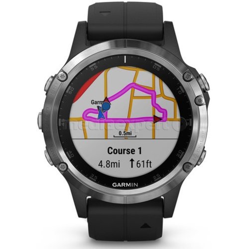 Zegarek sportowy GARMIN Fenix 5 Plus Czarny