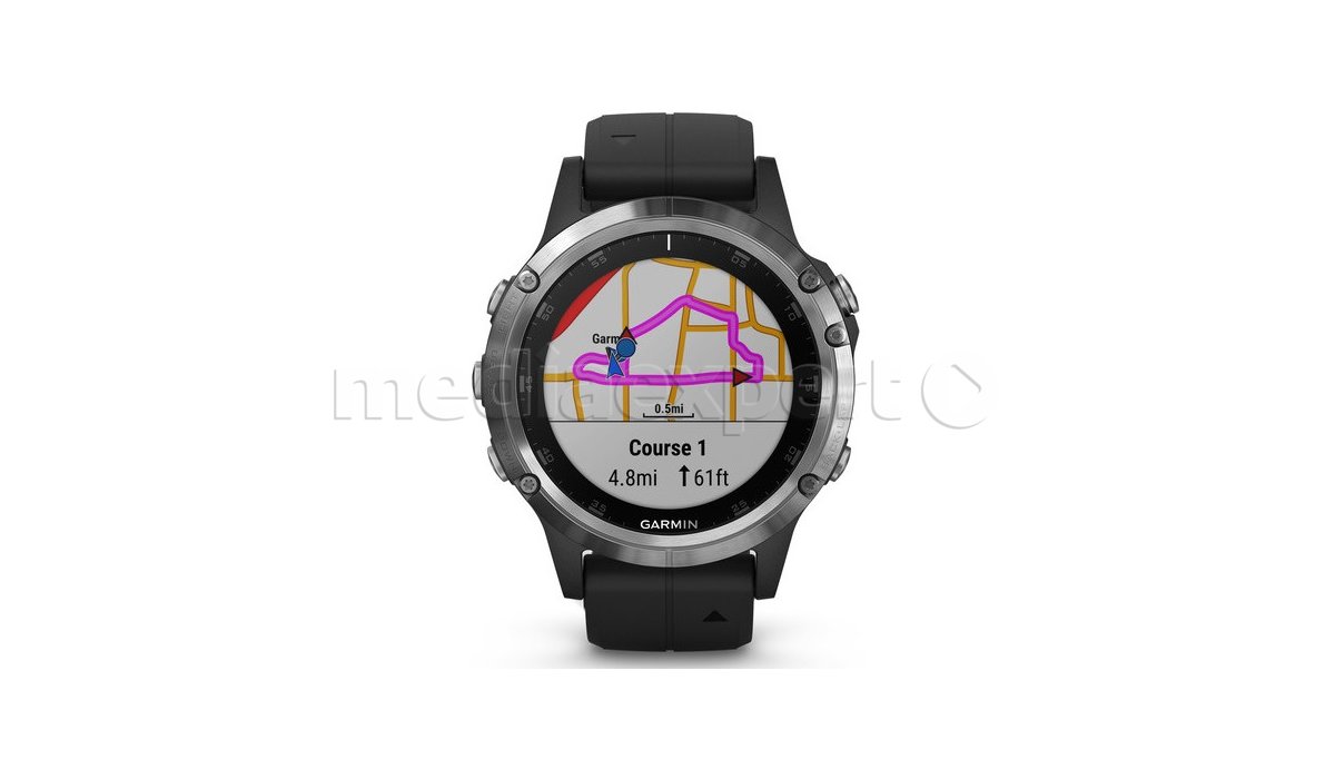 Zegarek sportowy GARMIN Fenix 5 Plus Czarny