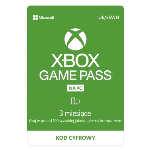Microsoft Xbox Game Pass Pc 3 Miesiace Kod Aktywacyjny Ceny I Opinie W Media Expert